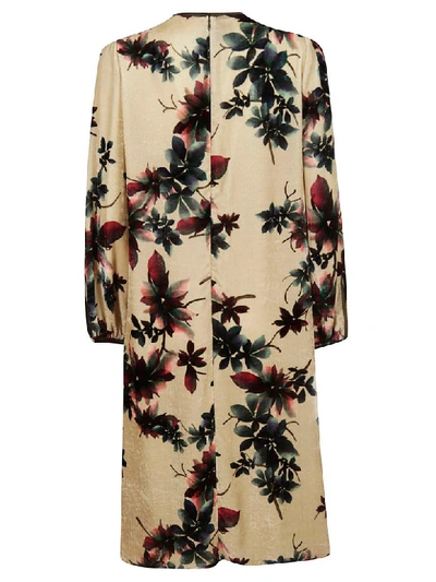 Shop Antonio Marras Floral Print Dress In Multicolor