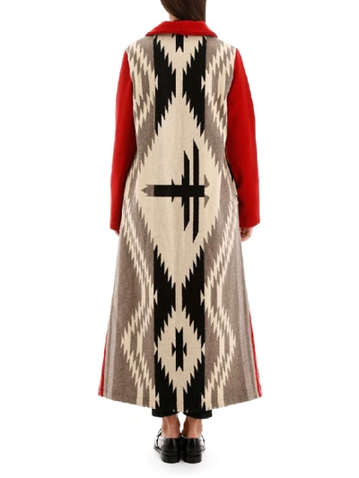 Shop Jessie Western Dragonfly Coat In Multicolor (red)