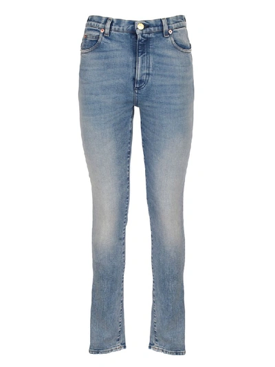 Shop Gucci Stretch Jeans In Denim