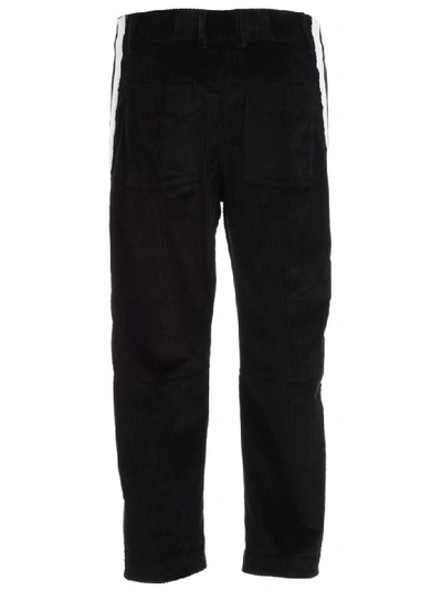 Shop Haider Ackermann Pants Byker W/sides Band In Conducer Blk Wht