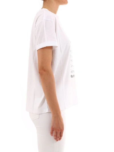 Shop Stella Mccartney T-shirt All Togther Now In White