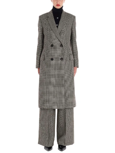 Shop Fendi Coat In Multicolor