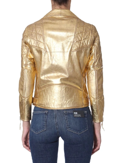 Shop Golden Goose Yasu Jacket In Oro