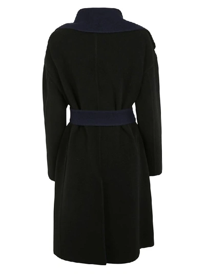 Shop N°21 Tie Waist Coat In Black