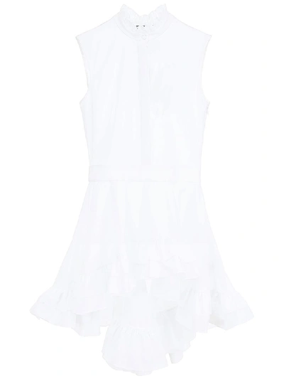 Shop Alexander Mcqueen Ruffled Shirt In White (white)