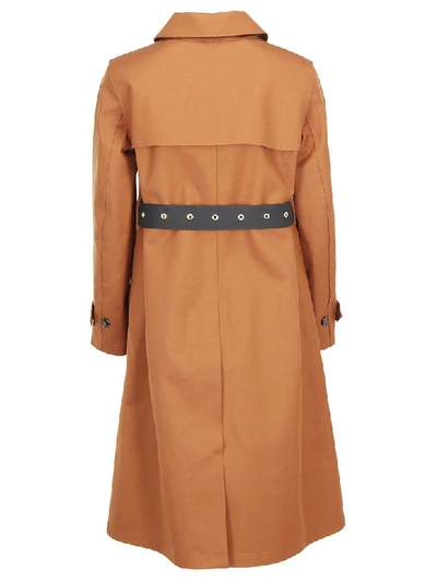 Shop Mackintosh Roslin Coat In Brown
