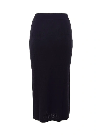 Shop Fendi Skirt In Black