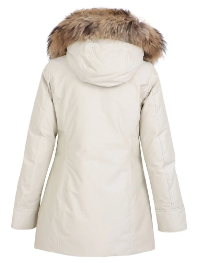 Shop Woolrich Artic Parka Coat In White