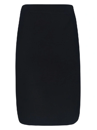 Shop Gcds Side Stripe Logo Skirt In Black