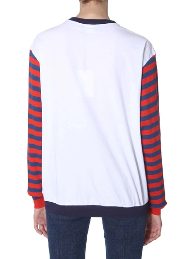 Shop Ps By Paul Smith Long Sleeved T-shirt In Bianco