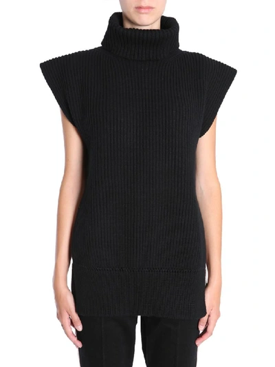 Shop Alexander Mcqueen Roll Neck Jumper In Nero