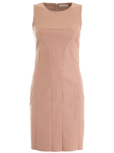 Shop Drome Nappa Dress In Soft Powder (pink)
