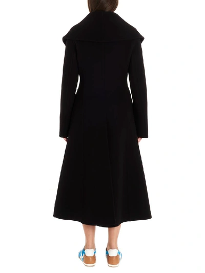 Shop Loewe Coat In Black