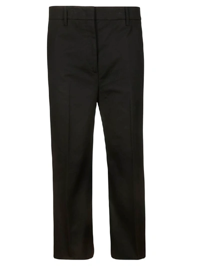 Shop Prada Classic Trousers In Black