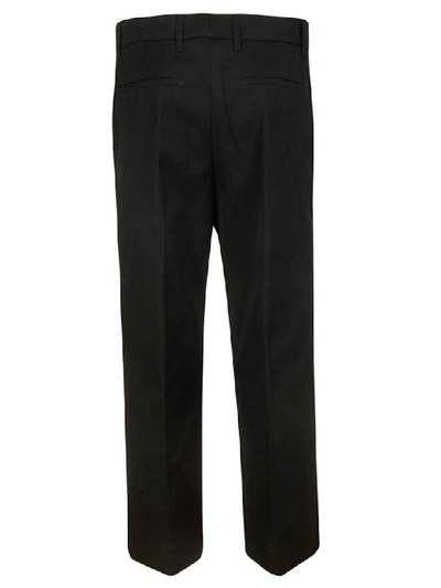 Shop Prada Classic Trousers In Black