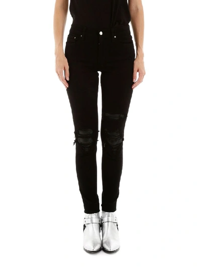 Shop Amiri Black Mx1 Jeans In Black (black)