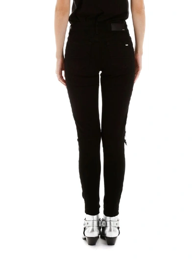 Shop Amiri Black Mx1 Jeans In Black (black)