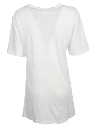 Shop Isabel Marant Kuta Long T-shirt In White
