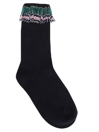 Shop Alanui Socks In Nocturne B