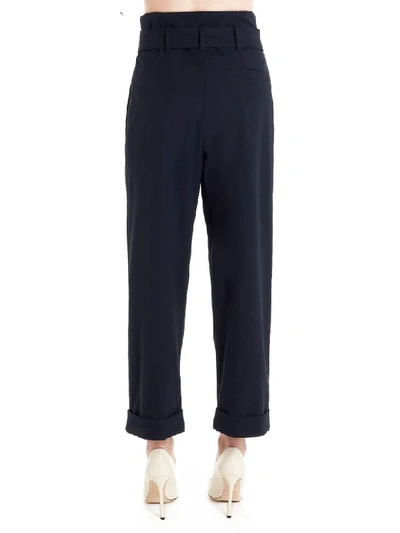 Shop Brunello Cucinelli Trousers In Blu