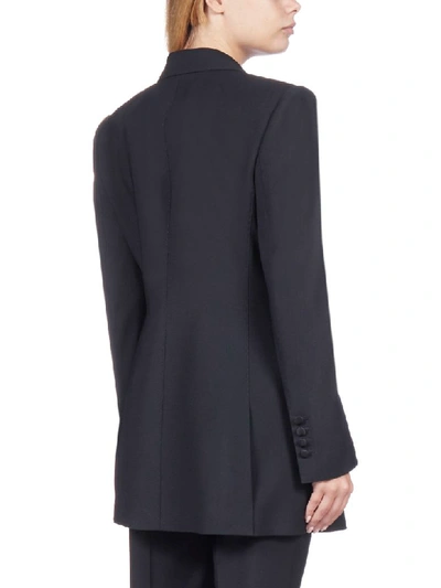 Shop Dolce & Gabbana Wool-blend Tailored Blazer In Nero