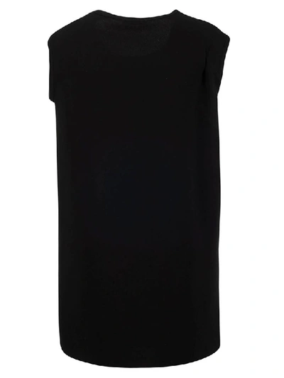 Shop Neil Barrett Bra Detail Dress In Black