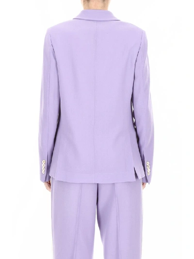 Shop Golden Goose Misam Blazer In Lilac Breeze (purple)