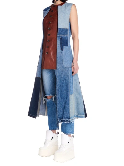 Shop Junya Watanabe Vest In Multicolor