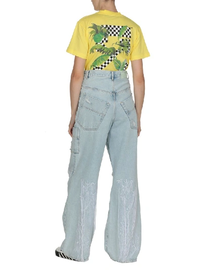Shop Off-white Jeans Tomboy In Bleach White