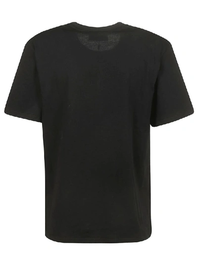 Shop Lanvin Printed T-shirt In Black/white