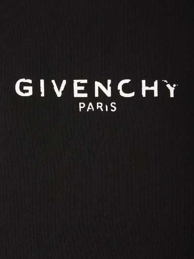 Shop Givenchy Cropped Sweatshirt In Nero