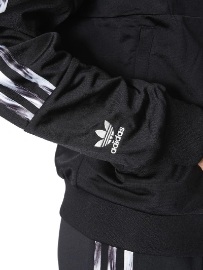 Shop Adidas Originals By Danielle Cathari Zip Sweatshirt In Nero