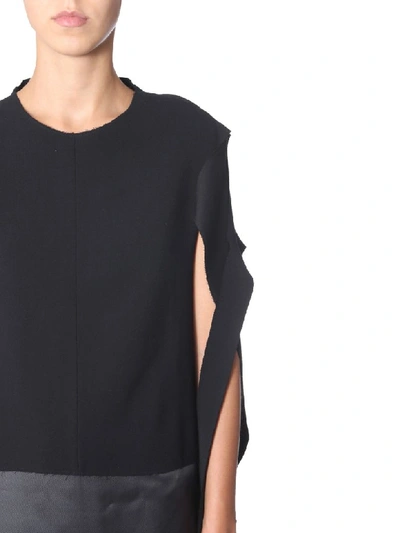 Shop Maison Margiela Long Dress In Nero