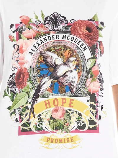 Shop Alexander Mcqueen T-shirt In White