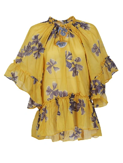 Shop Anjuna Futura Dress In Yellow
