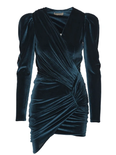 Shop Alexandre Vauthier Dress In Blue