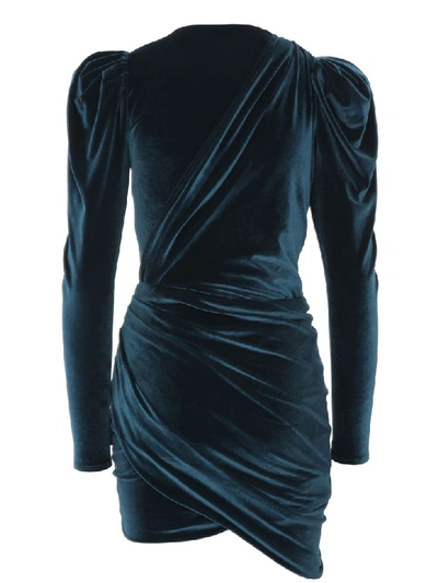 Shop Alexandre Vauthier Dress In Blue