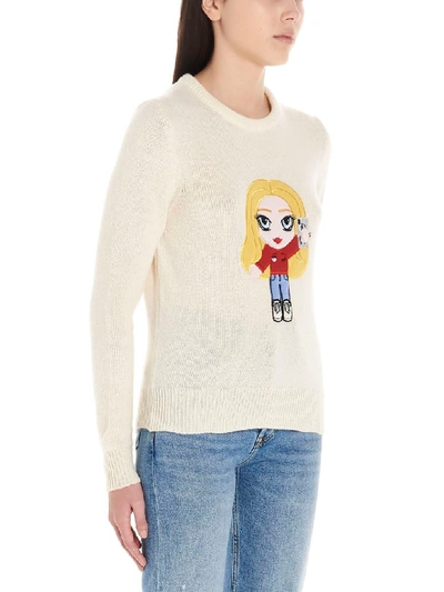 Shop Chiara Ferragni Cf Mascotte Sweater In White
