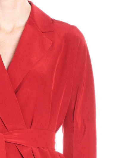 Shop Max Mara Nativa Blazer In Red