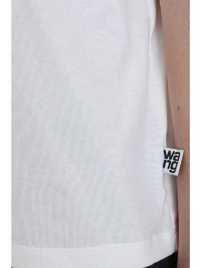 Shop Alexander Wang T T-shirt In White Cotton