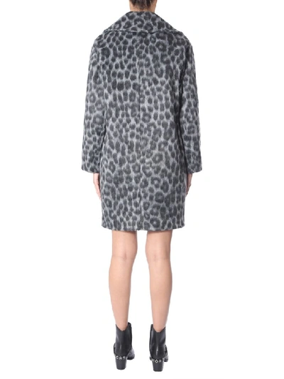 Shop Michael Michael Kors Leopard Print Coat In Animalier