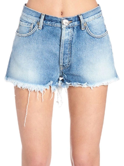 Shop Alanui Santa Monica Short In Blue