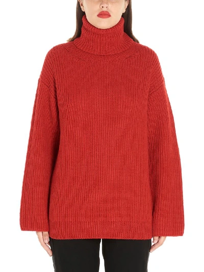 Shop Red Valentino Red Ladies Sweater In Multicolor