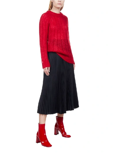 Shop Prada Sweater In Rosso