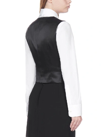 Shop Dolce & Gabbana 4 Bottons Vest In Nero