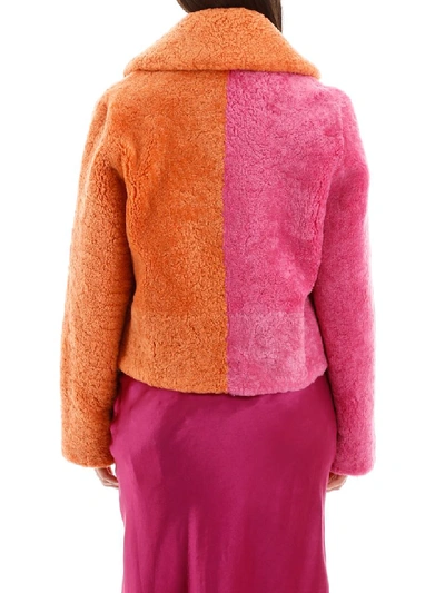 Shop Saks Potts Wrapis Jacket In Orange Pink (orange)