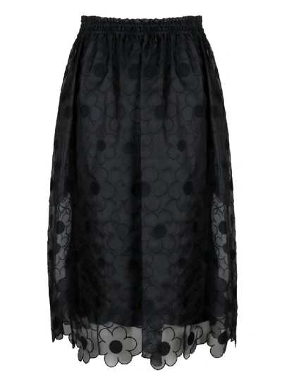 Shop Moncler Genius Skirt In Black