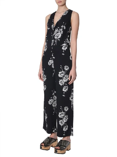 Shop Mcq By Alexander Mcqueen Flaming Delilah Jumpsuit In Nero