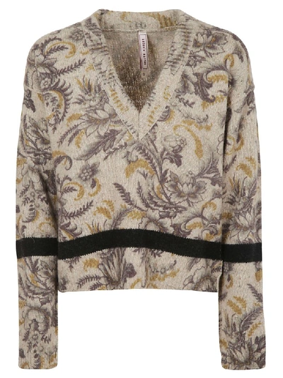 Shop Antonio Marras V-neck Sweater In Beige