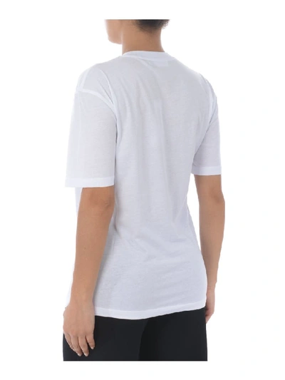 Shop Mcq By Alexander Mcqueen Short Sleeve T-shirt In Bianco